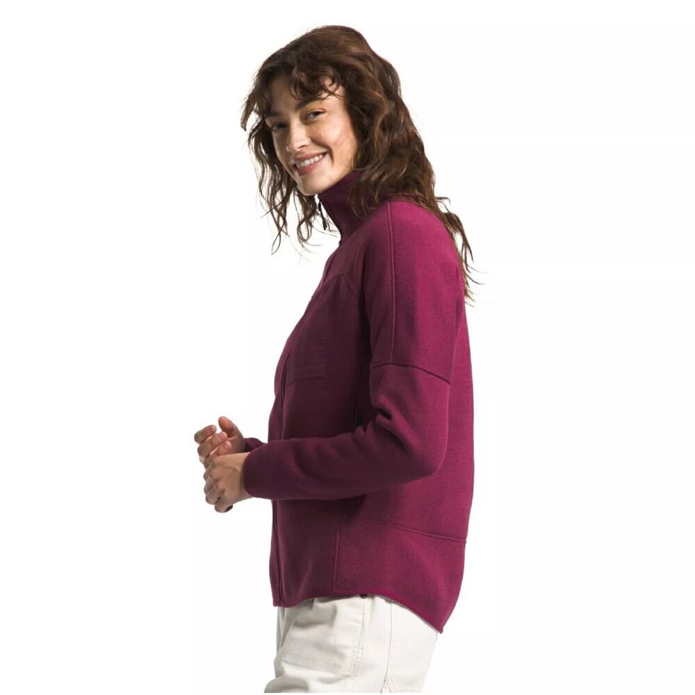 The North Face Women's Front Range Fleece Zip Berry Red Jacket Size Medium $130 - Picture 2 of 16